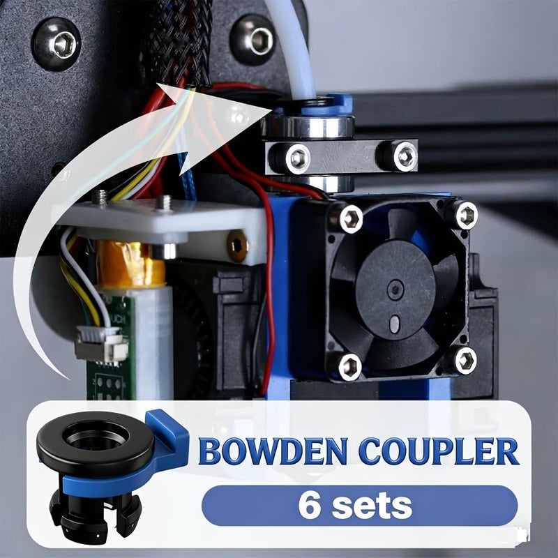 9 Sets Bowden Tube Coupling Collet Clamp Clip for 3D Printer 1.75mm Filament Parts - Image 5