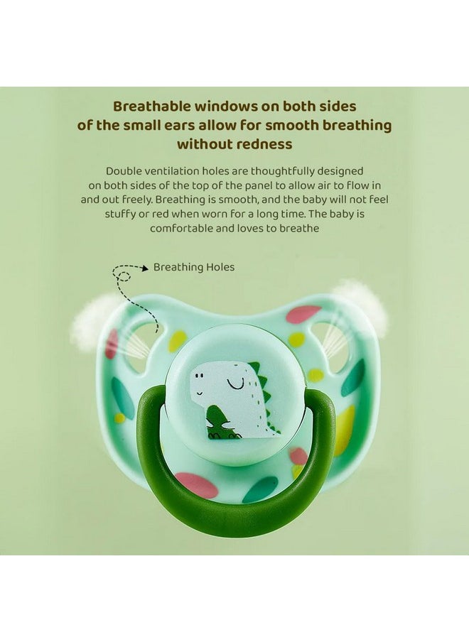 StarAndDaisy - Soft Silicone Baby Pacifiers With Unique Shape To Support Psychological Breathing, Teether & Pacifier For Newborns. (Pink) - Image 1