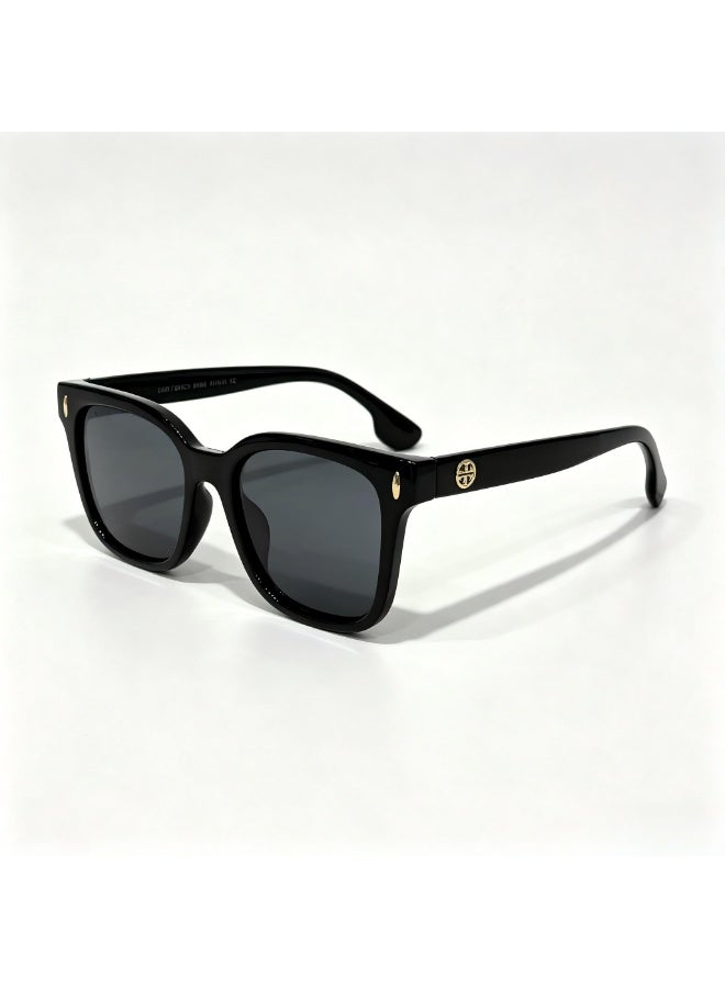 Tory Burch Square Frame Sunglasses for Women - Black - Image 2