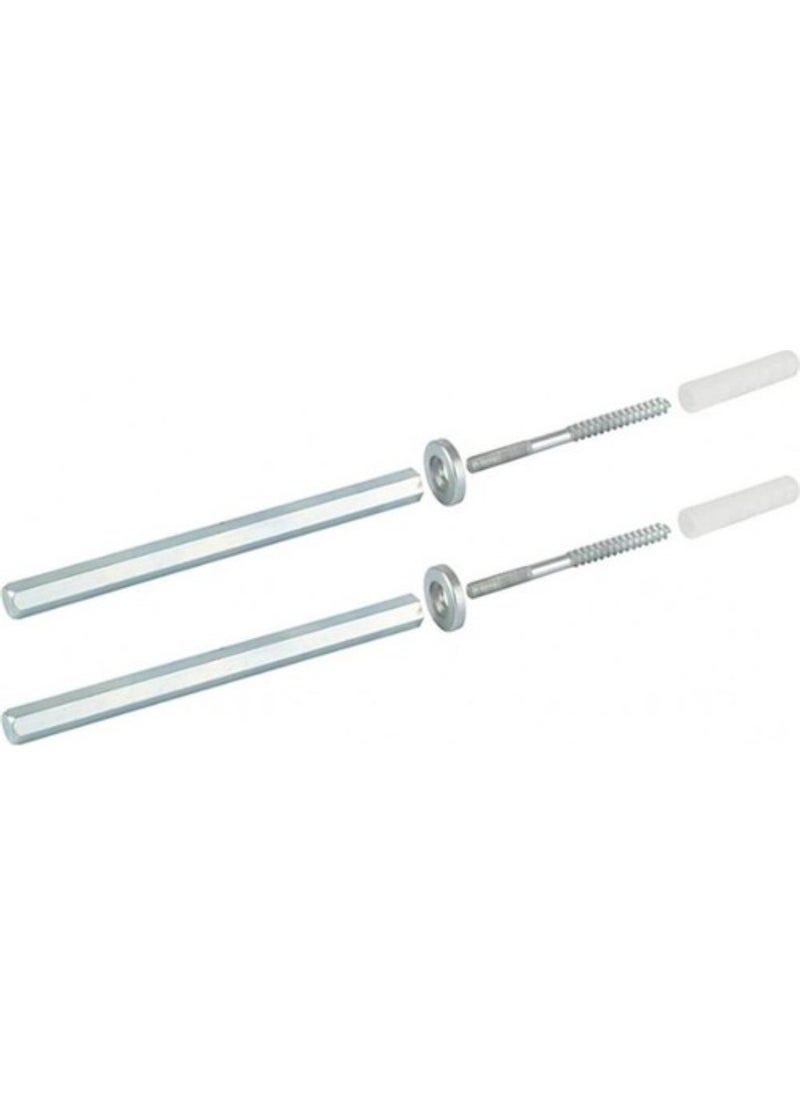 A-design AS Design Hidden Shelf Holder Set (10 Cm. Long, 2 Hidden Shelf Holders + Screw + Dowel) 