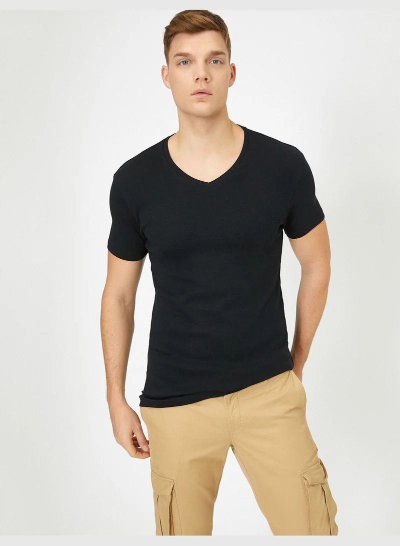 KOTON V Neck T-Shirt