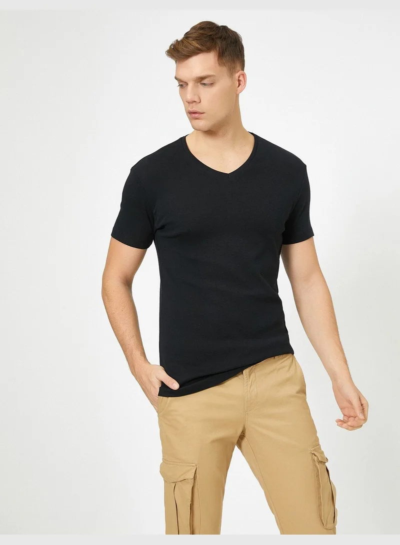 KOTON V Neck T-Shirt