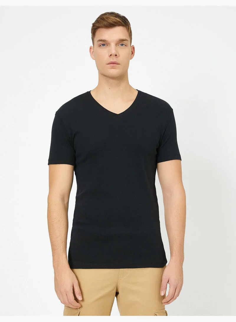 KOTON V Neck T-Shirt