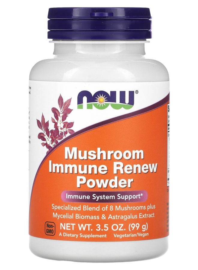 now Mushroom Immune Renew Powder 3.5 oz (99 g)