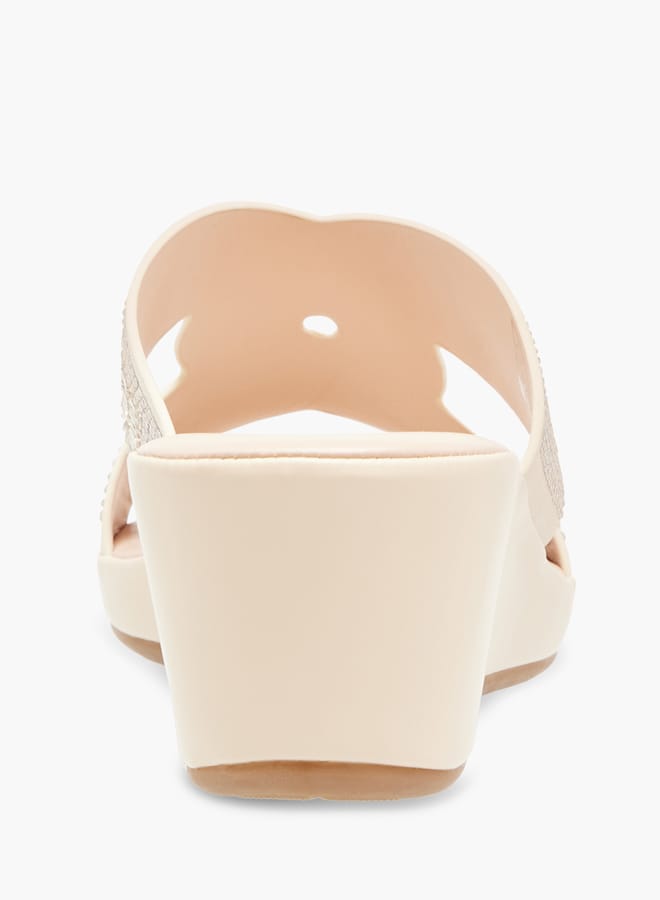 Le Confort Womens Embellished Slip-On With Wedge Heels - Image 4