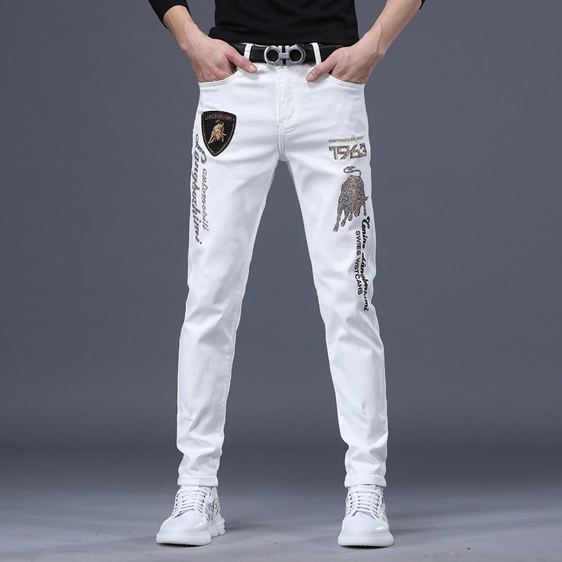 Unisex Classic Denim Jeans Loose Fit Daily Outdoor Wear - Image 5