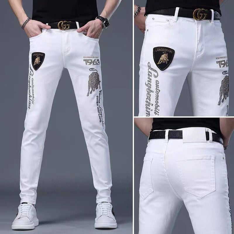 Unisex Classic Denim Jeans Loose Fit Daily Outdoor Wear - Image 2