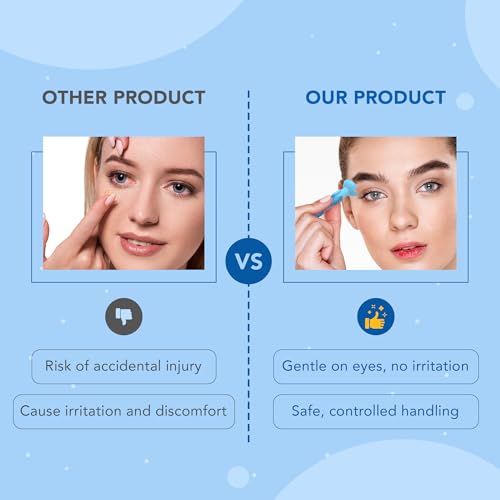 OptiWand 2 Pack - Small Portable Soft Contact Lens Removal & Insertion Tools - Silicone Rubber Eye Lens Inserter & Remover Device with Pincher End & Finger Grips Safe & Easy to Use, Travel Size 1.75" - Image 5