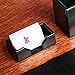 Dacasso Black Bonded Leather Business Card Holder - Image 2