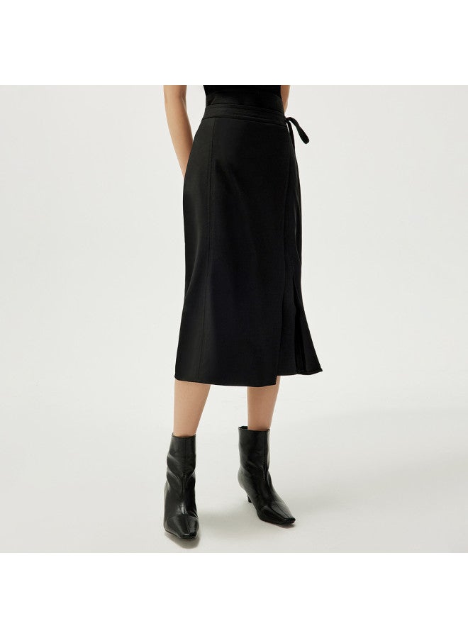 HLA 25 تنورة نسائية أنيقة وعصرية رفيعة تحتوي على الصوف لفصل الربيع/الخريف - Image 4