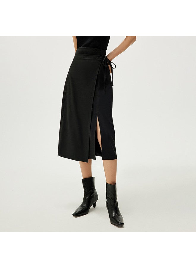 HLA 25 تنورة نسائية أنيقة وعصرية رفيعة تحتوي على الصوف لفصل الربيع/الخريف - Image 3