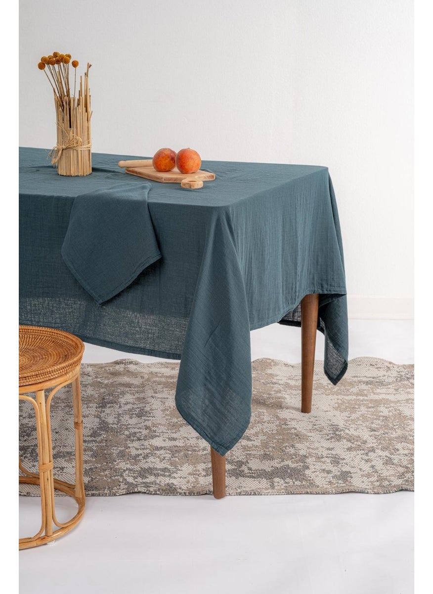 Elara Muslin Tablecloth Petrol - pzsku/ZF3BDBC1E83BECF453FEBZ/45/_/1730571644/f3b11fb4-2d0b-461d-9830-533ed5919446