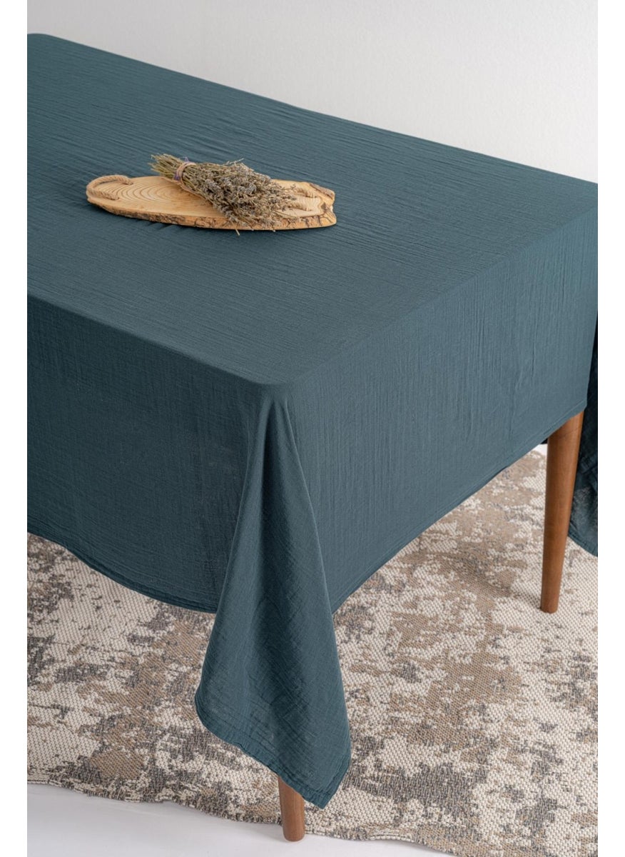 Elara Muslin Tablecloth Petrol - pzsku/ZF3BDBC1E83BECF453FEBZ/45/_/1730571646/749b134a-c9be-4cba-afe8-d166fbd315d7