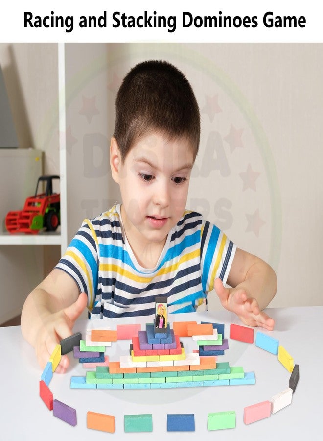 DISILA Traders Wooden Blocks Toys| Colorful Wooden Building Blocks Toys (Pack of 120 Pieces) - Image 3