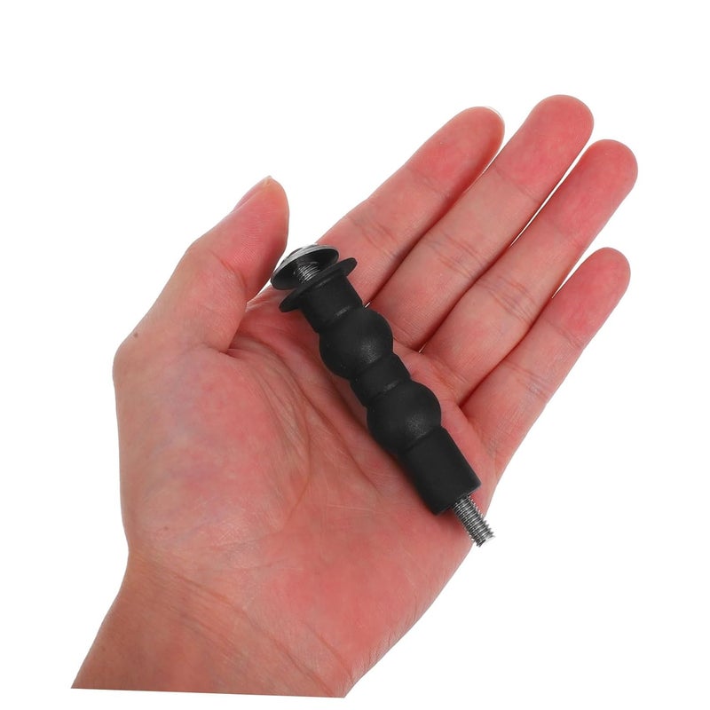 2 مجموعات مفصلات مقعد المرحاض ذات الإطلاق السريع مع مسامير التثبيت للتثبيت الآمن - Image 4