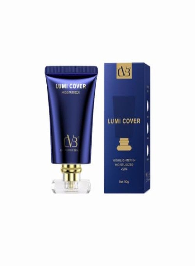 CVB LUMI COVER HIGHLIGHTER IN MOISTURIZER FACE BASE +SPF 50G ROSE TINT - Image 1