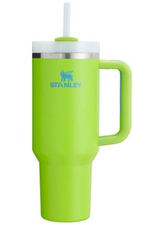 Stanley Stanley Quencher H2.0 Tumbler with Handle & Straw 40 oz | Twist On 3-Way Lid | Cupholder Compatible for Travel | Insulated Stainless Steel Cup | BPA-Free | Bright Lime  - Image 1