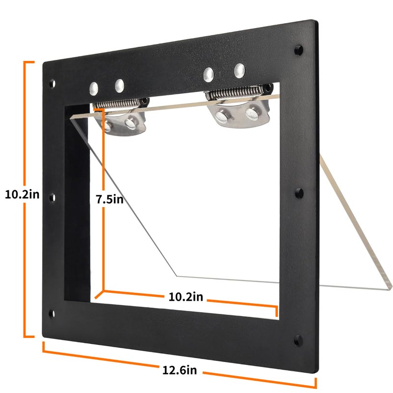 GROWLING Raccoon One Way Door â€“ Large Size, Humane, Contactless Animal Excluder Trap â€“ Raccoon One Way Eviction Door, Easy to Install & Weather-Resistant, Ideal for Squirrels, Skunks, Possums - Image 2