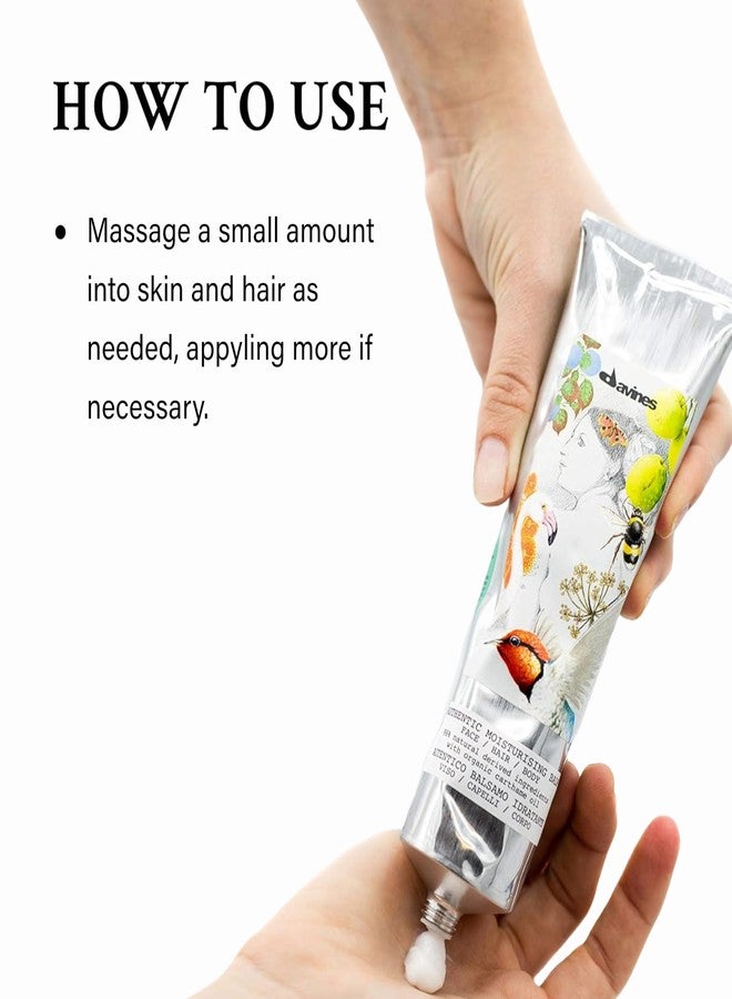 Davines Authentic Moisturizing Balm, Hydrating And Softening Action For Face, Body And Hair, Paraben Free Gentle Makeup Remover, 5.07 Fl.Oz. - Image 4