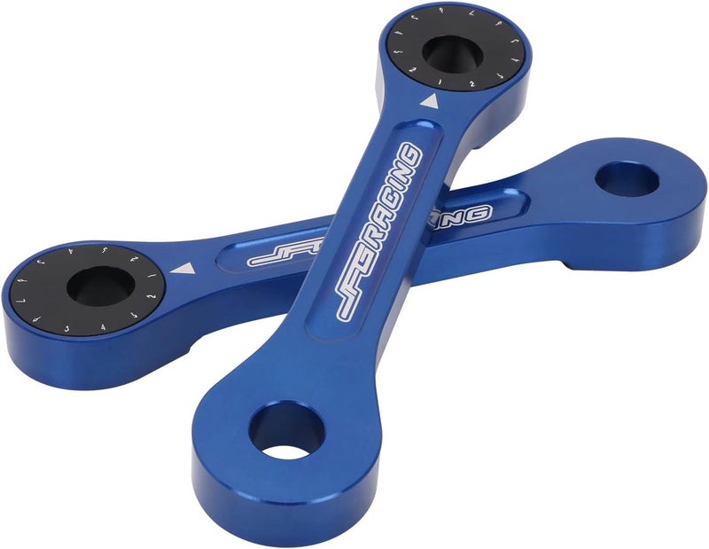 RUTU JFG RACING Adjustable Lower Link for DRZ400 Series and RM125/RM200 - Blue - Image 2