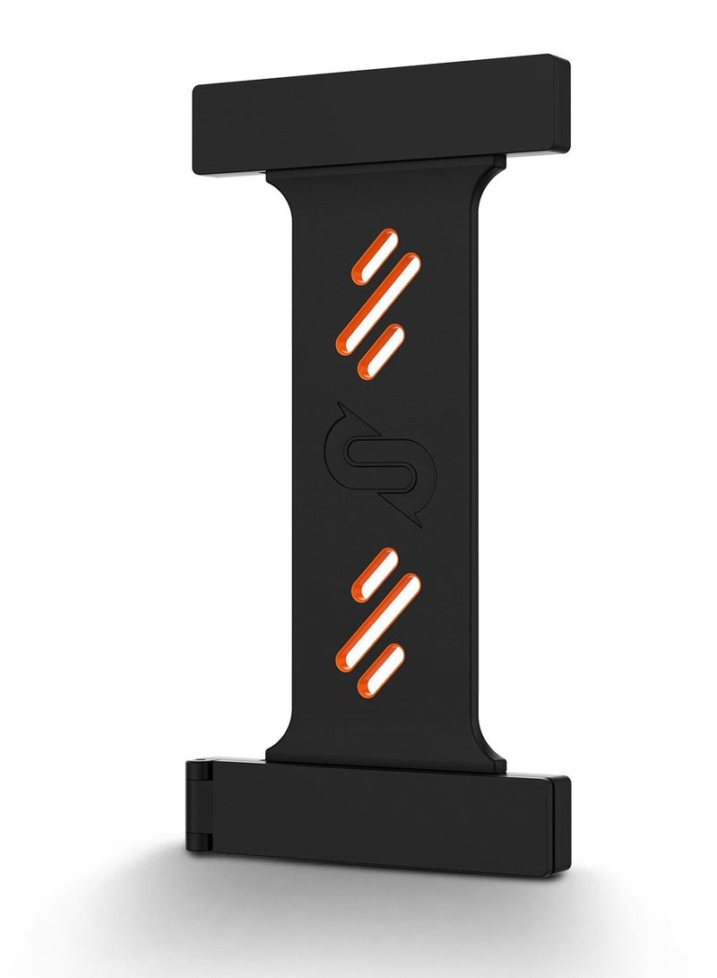 Remson حزام قبضة الهاتف Remson Mag-X مع حامل مغناطيسي للهاتف (أسود/برتقالي) - Image 1