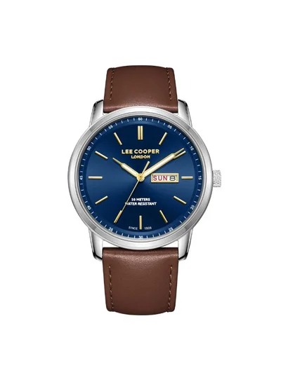 Lee Cooper Men's Leather Analog Watch LC08235.394 - 42 mm