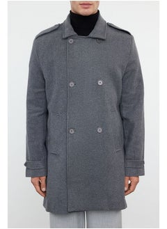 trendyol Men's Regular Fit Winter Wool Blend Winter Cashmere Coat  - Image 1