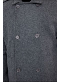 trendyol Men's Regular Fit Winter Wool Blend Winter Cashmere Coat  - Image 3