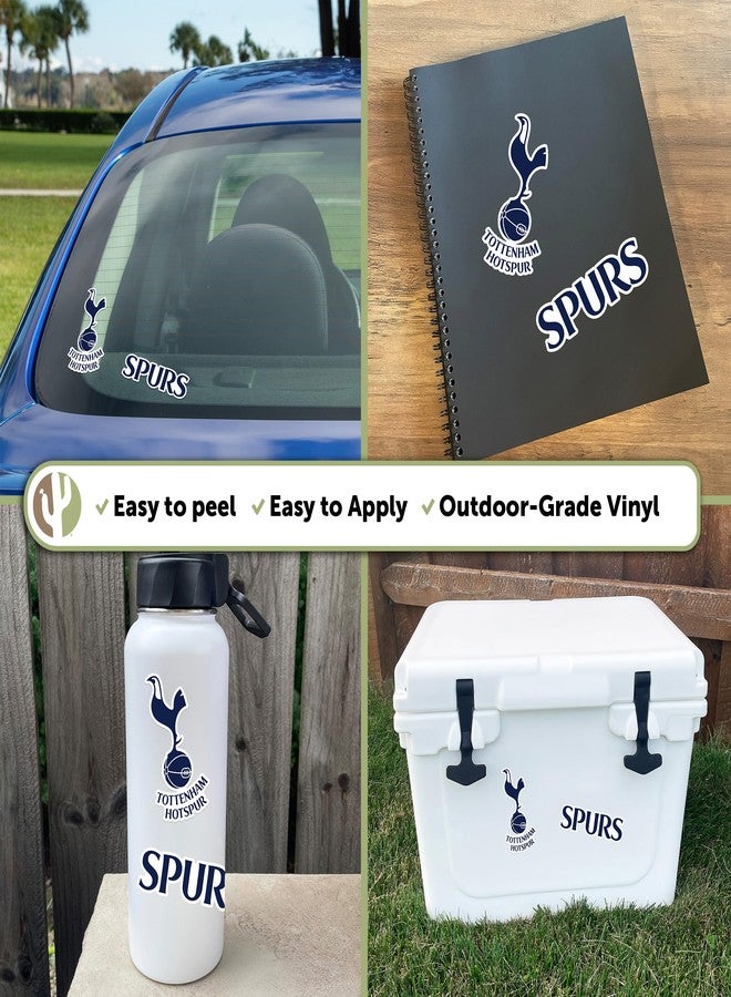 Desert Cactus Tottenham Hotspur Spurs Sticker Decal Vinyl Football Soccer Laptop Water Bottle Car Scrapbook (4 Inch) - Image 2