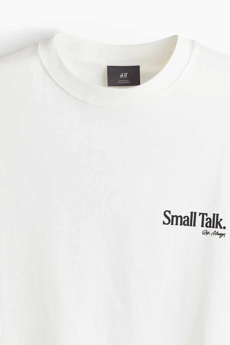 H&M Relaxed Fit Cotton T-shirt