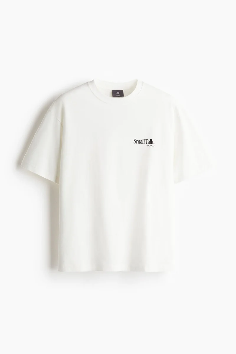 H&M Relaxed Fit Cotton T-shirt