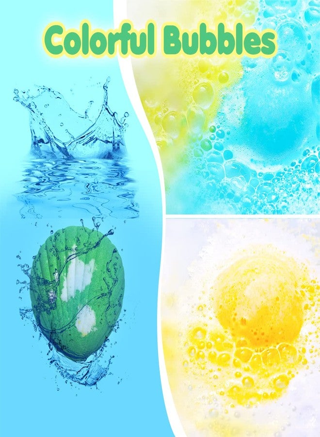 Santrela Bath Bombs for Kids with Surprise Toys Inside, 12 Pack Shell Kids Bath Bombs Gift Set for Girls Boys Birthday, Easter, Christmas, Halloween, Handmade Organic Bath Fizzy Bomb with Sea Animal for Child - Image 2