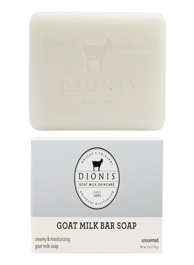 Dionis Goat Milk Hand & Body Soap Bar, Unscented, 6 oz - Image 1