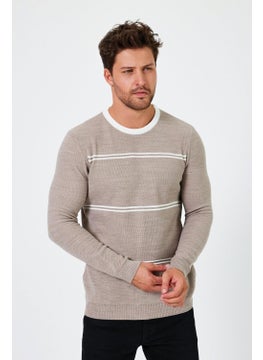 Alexander Gardi Alexandergardı Crew Neck Striped Regular Fit Sweater (E24-EZE-04)  - Image 2