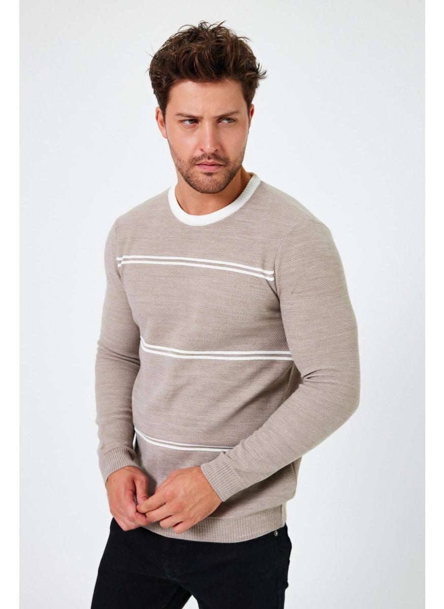 Alexandergardı Crew Neck Striped Regular Fit Sweater (E24-EZE-04) - pzsku/ZF3BE415B2F1D6C826B0AZ/45/_/1730391032/be631e3f-d0a6-44e2-ae3c-498739efccac