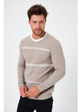 Alexander Gardi Alexandergardı Crew Neck Striped Regular Fit Sweater (E24-EZE-04)  - Image 5
