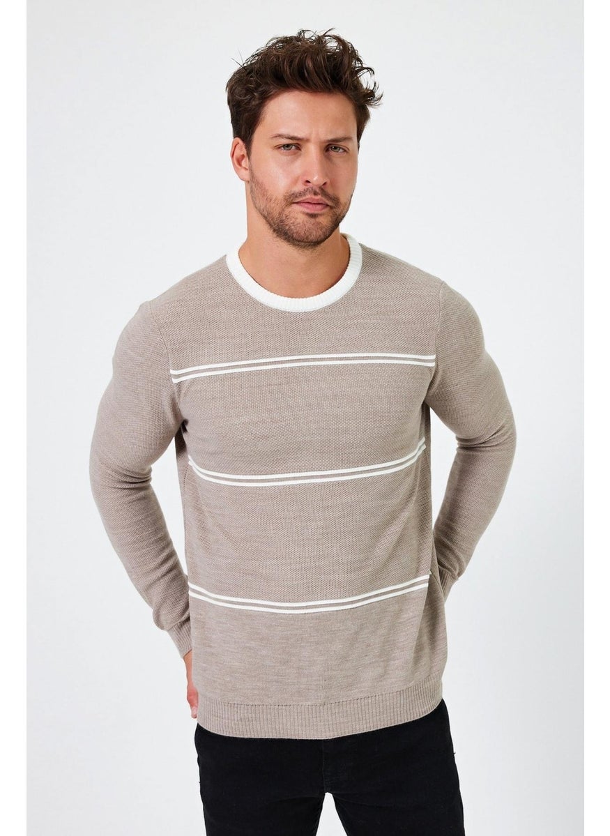 Alexandergardı Crew Neck Striped Regular Fit Sweater (E24-EZE-04) - pzsku/ZF3BE415B2F1D6C826B0AZ/45/_/1730391121/7cdf9f53-d939-4de4-b996-6b30cfb3244a