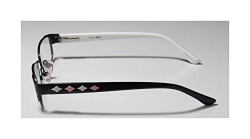 THALIA SODI Thalia Moda Womens/Ladies Rxable Newest Season Designer Full-rim Spring Hinges Eyeglasses/Eyeglass Frame (48-16-130, Black / White) - Image 4