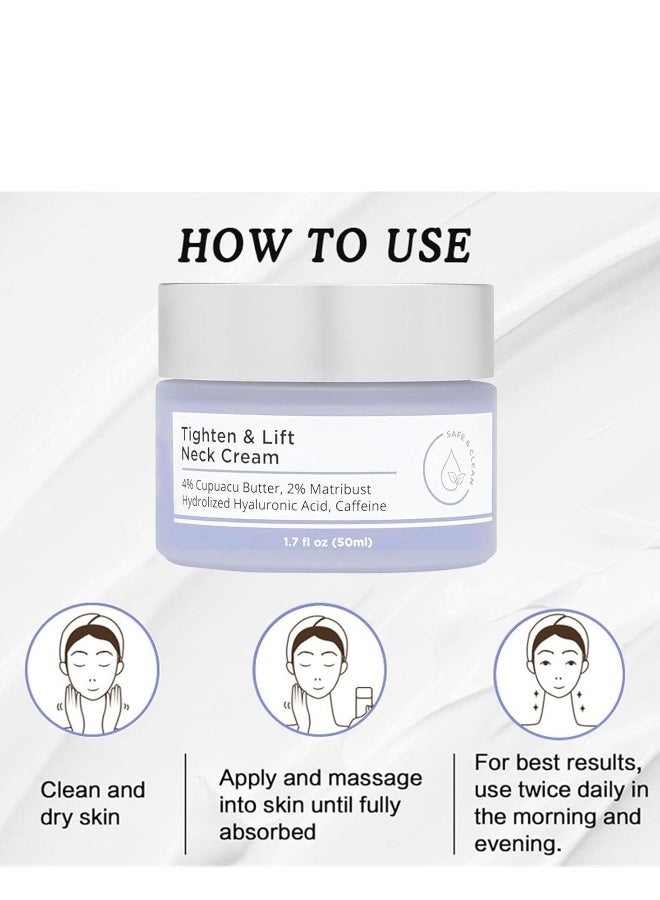 MOIKA Neck Firming Cream Tightening Lifting Sagging Skin, Tighten And Lift Neck Cream,  Tighten & Lift Firming For Crepey Skin (1PCS) - Image 5