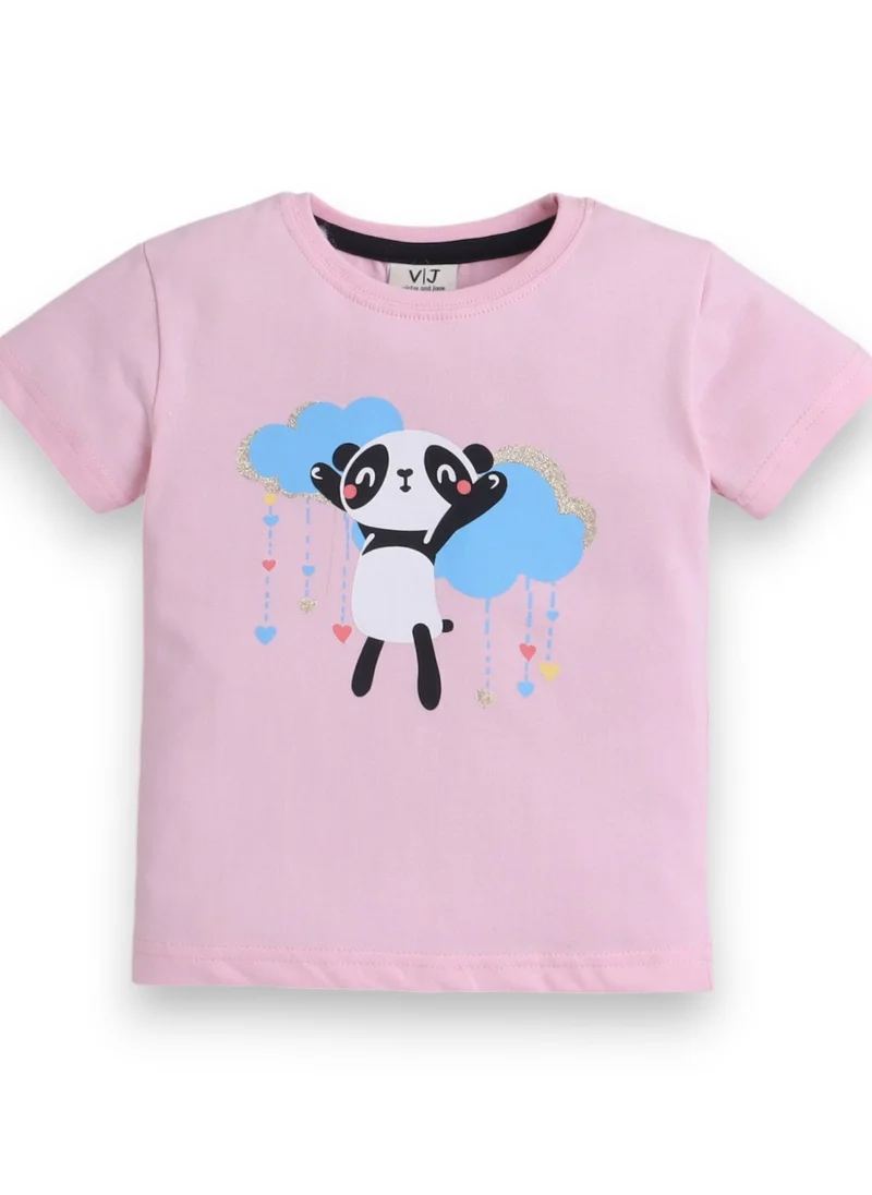 victor and jane Victor and Jane - Printed T-shirt and Shorts Pyjama Set
