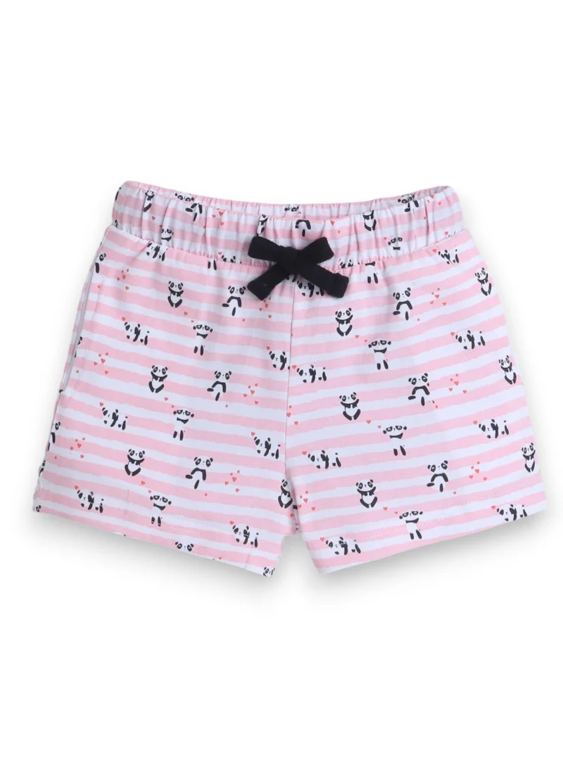 victor and jane Victor and Jane - Printed T-shirt and Shorts Pyjama Set