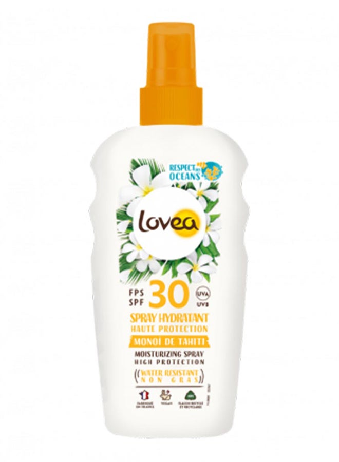LOVEA بخاخ مرطب عالي الحماية من مونو دي تاهيتي SPF 30 150 مل