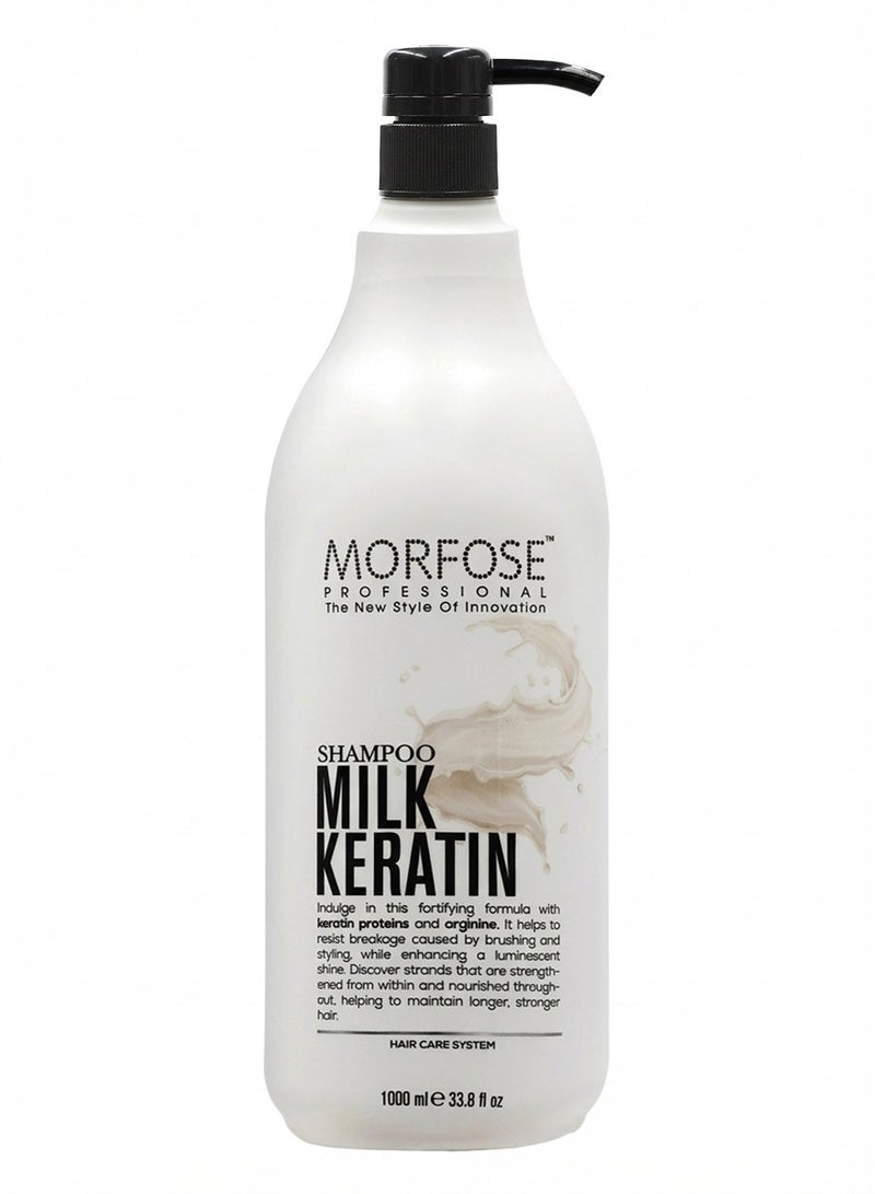 MORFOSE MILK KERATIN SHAMPOO 1000 ML