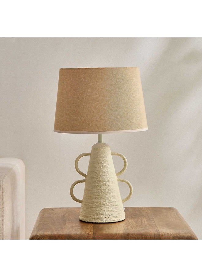 Collett Paper Mache E27 Table Lamp with Linen Shade 30 x 30 x 49.5 cm - pzsku/ZF3BE988EAB3F3B9AEDA9Z/45/_/1731319471/85fa3b00-0893-40f0-ad14-3157e793417b