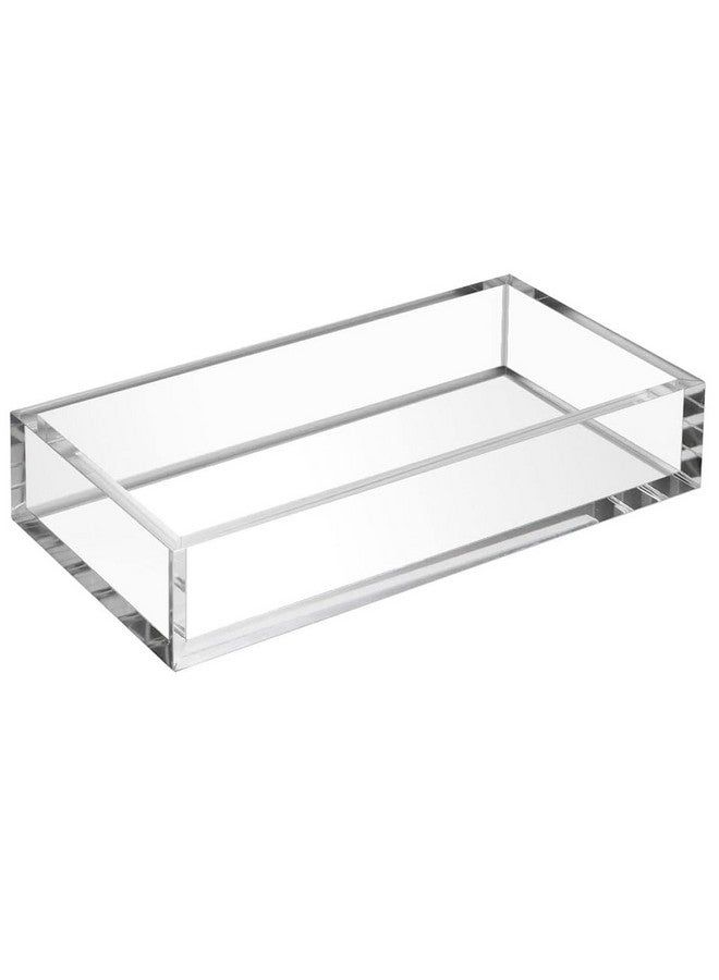 HIIMIEI HIIMIEI Acrylic Napkin Holder Tray,8mm Thick Acrylic Guest Towel Holder 8.5x4 inches, Crystal Clear Table Cocktail Napkin Holder for Bathroom,Restaurant,Office,Commercial,Kitchen,Party  - Image 1