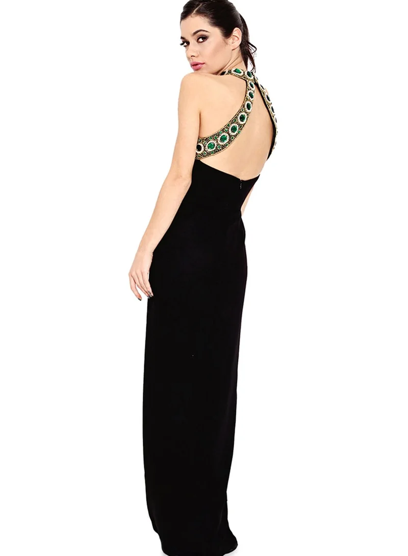 Virgos Lounge Embellished Maxi Dress