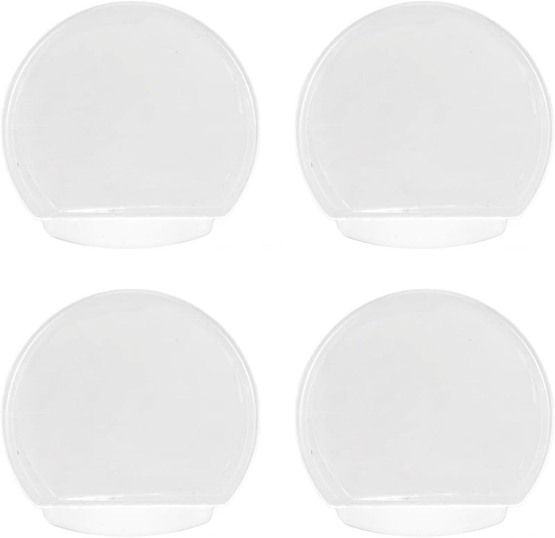 klarako Door Stopper for Holder Buffer 4Pcs Round Silent Transparent Acrylic Circular Anti Collision Blocker Circle Display for Holder Poster Stand Door Stops - Image 3