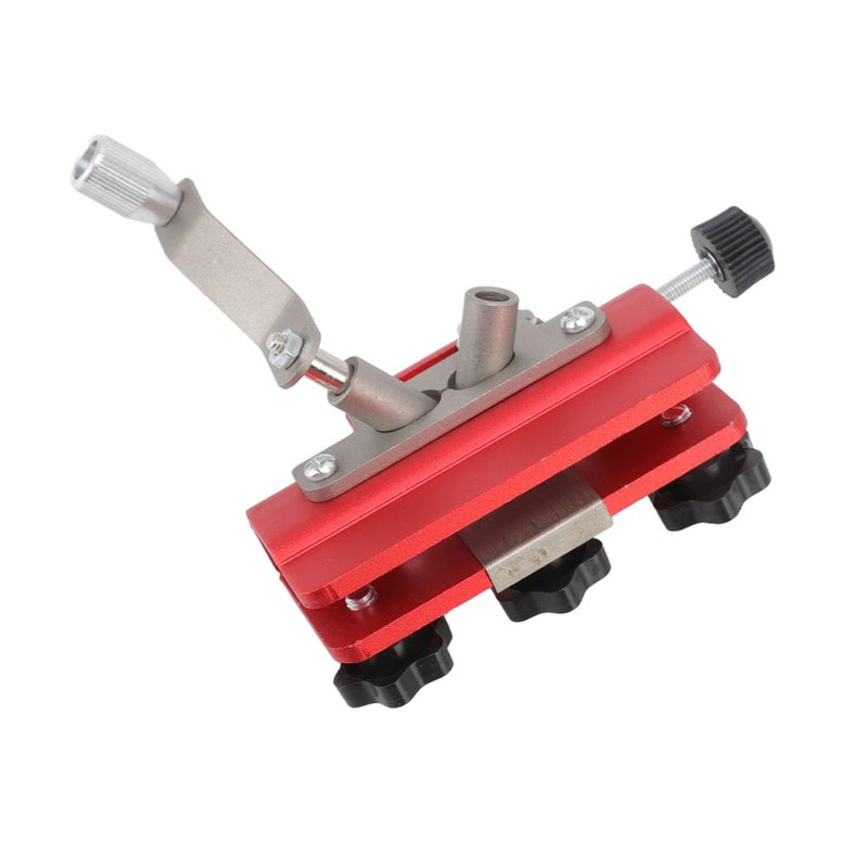 Chainsaw Sharpener Portable Lightweight Hand Crank Chain Sharpening Jig for Electric Saws Red - Image 2