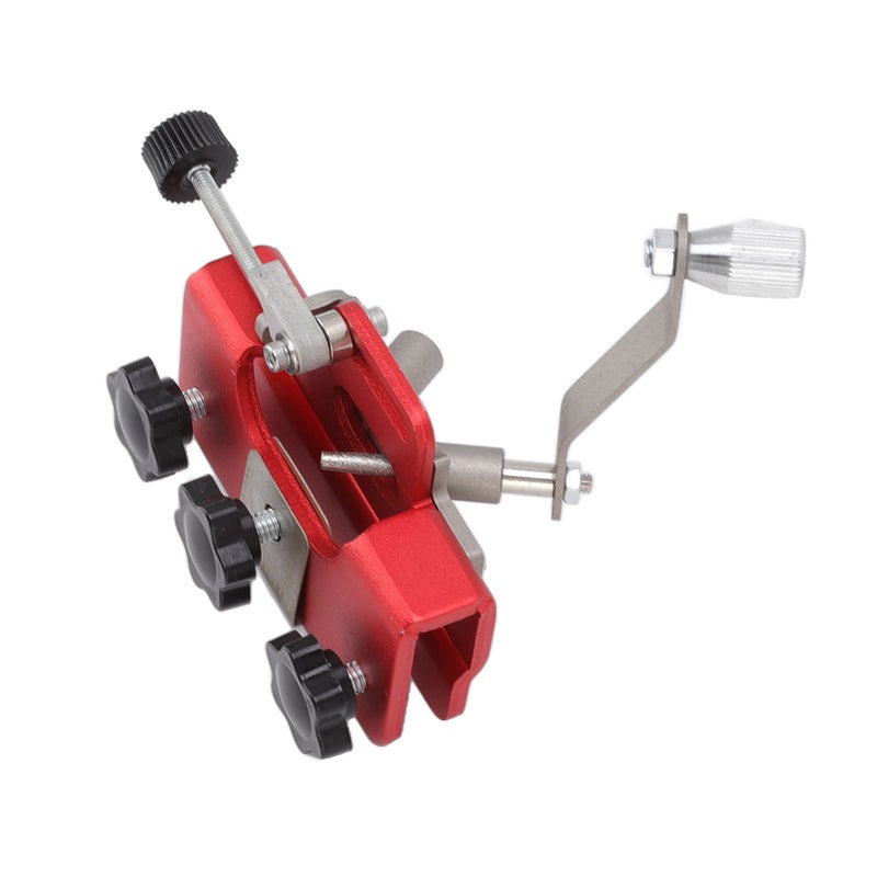 Chainsaw Sharpener Portable Lightweight Hand Crank Chain Sharpening Jig for Electric Saws Red - Image 5