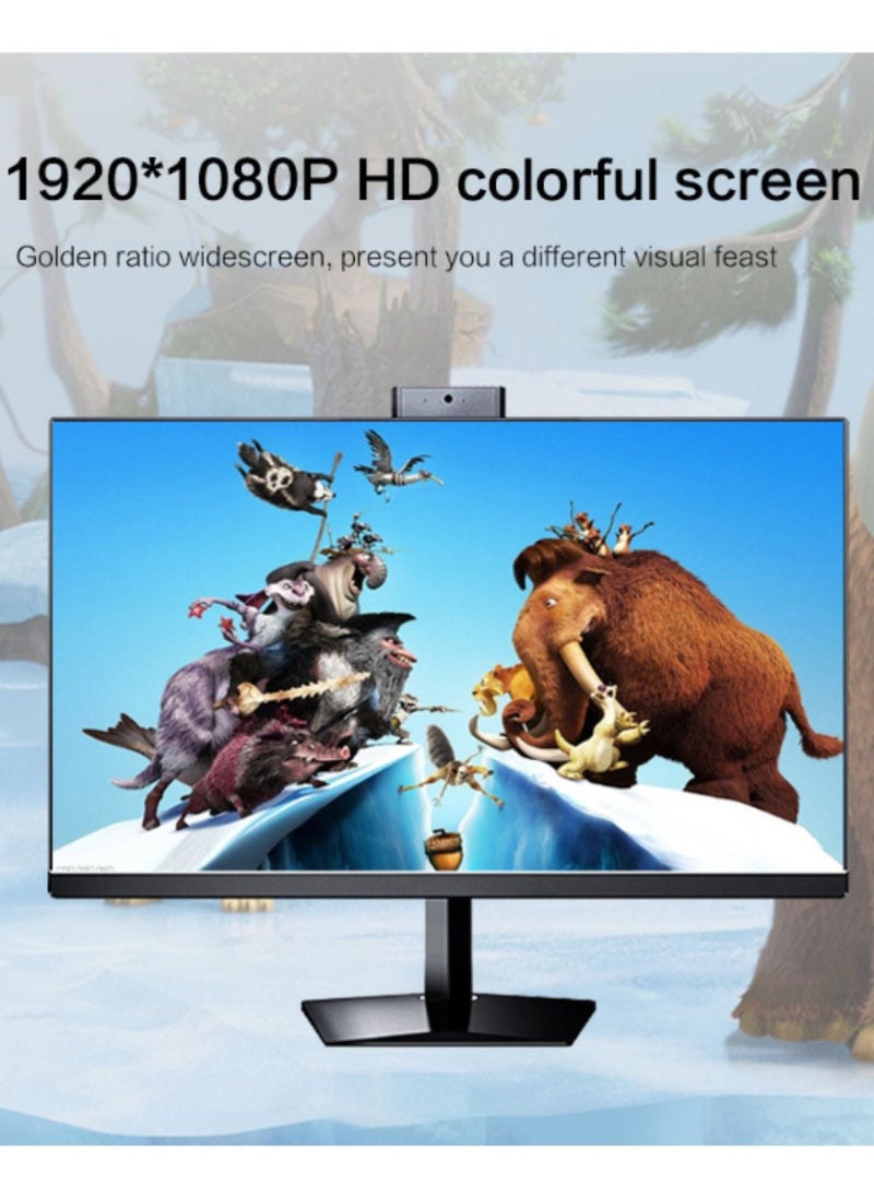 besrey  - All-in-One Computers Business Desktop 23.8” FHD 60Hz Display, Intel Core i7-7700, 8GB DDR4 RAM, 512G SSD, Webcam, HDMI, VGA Wi-Fi 6, Wired Keyboard & Mouse, Windows 10, White - Image 1